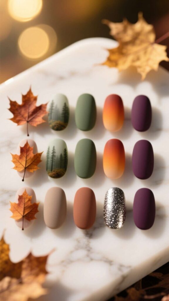  Matte Seasonal Nails