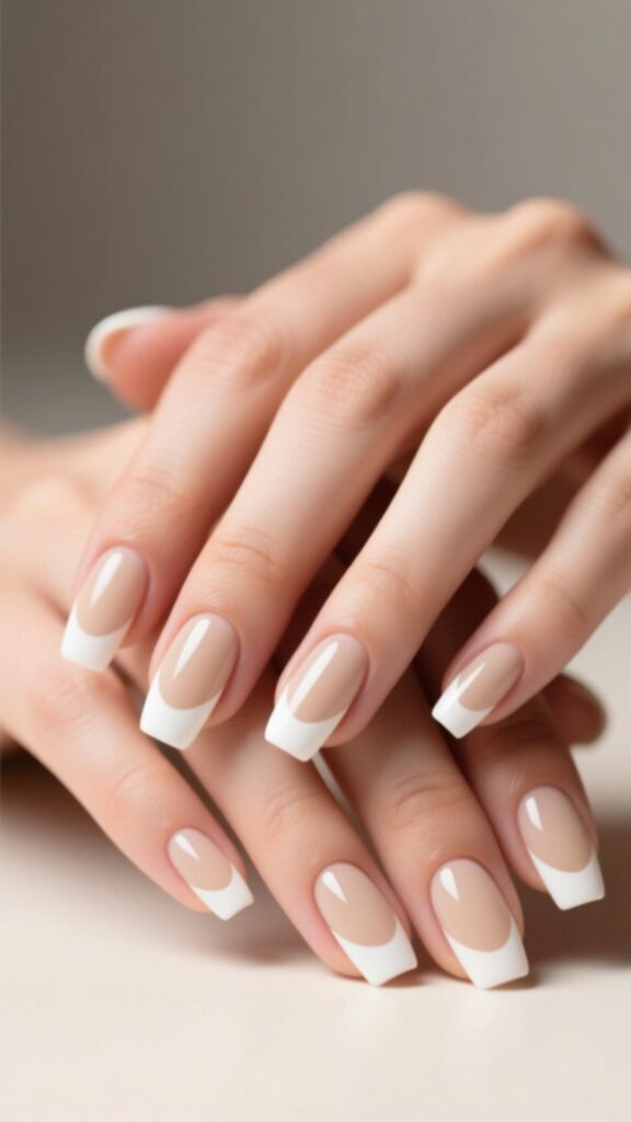 Matte French Tips