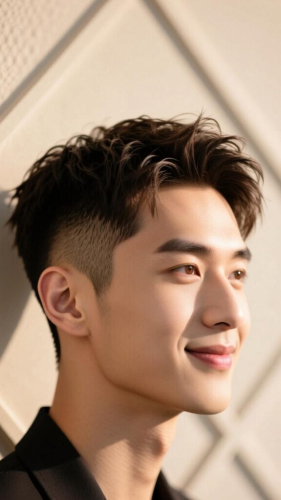 Mid Fade with Textured Crop