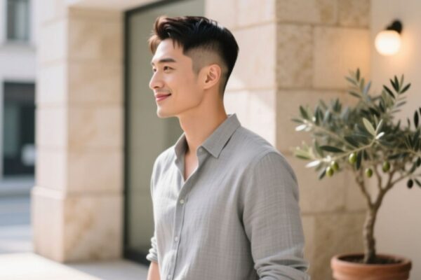 Mid Fade Haircut Men