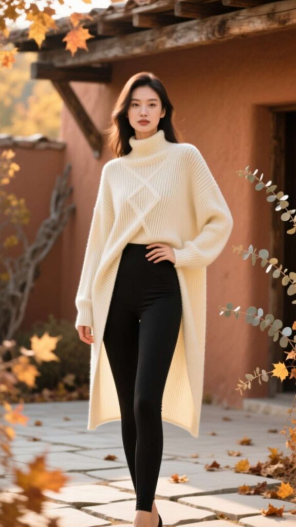 Layered Tunic with Leggings