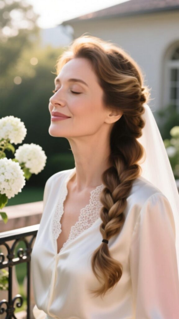 Side Braid with Soft Waves