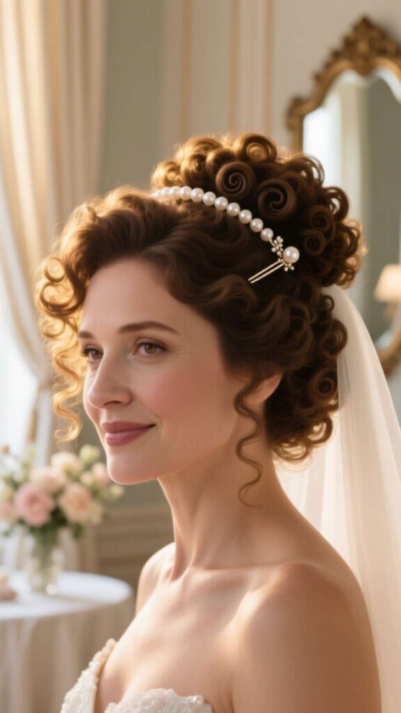 Curly Updo with Volume