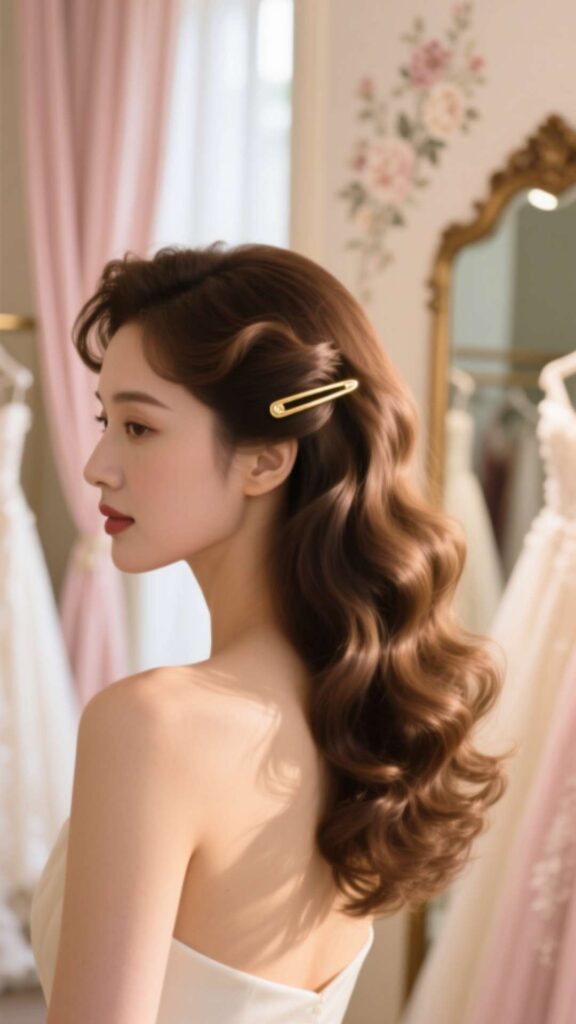 Vintage Waves with Side Clip