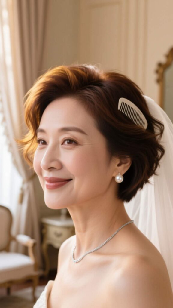 Textured Pixie Comb-Over