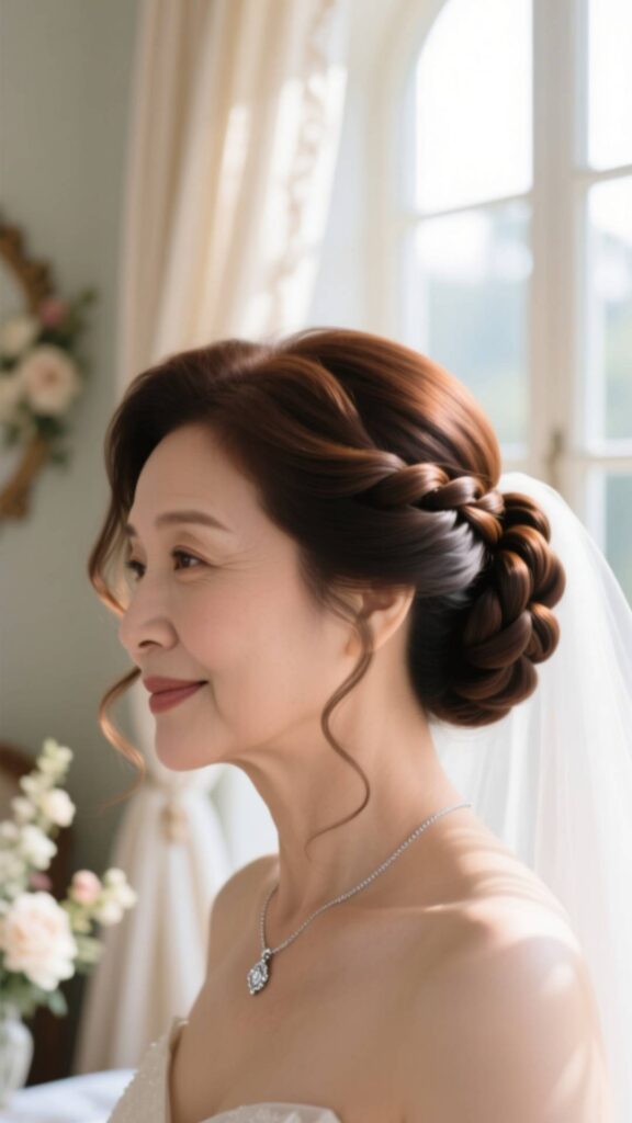 Low Twisted Halo Bun