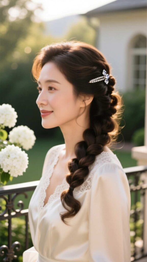 Half-Up with Twist and Clip