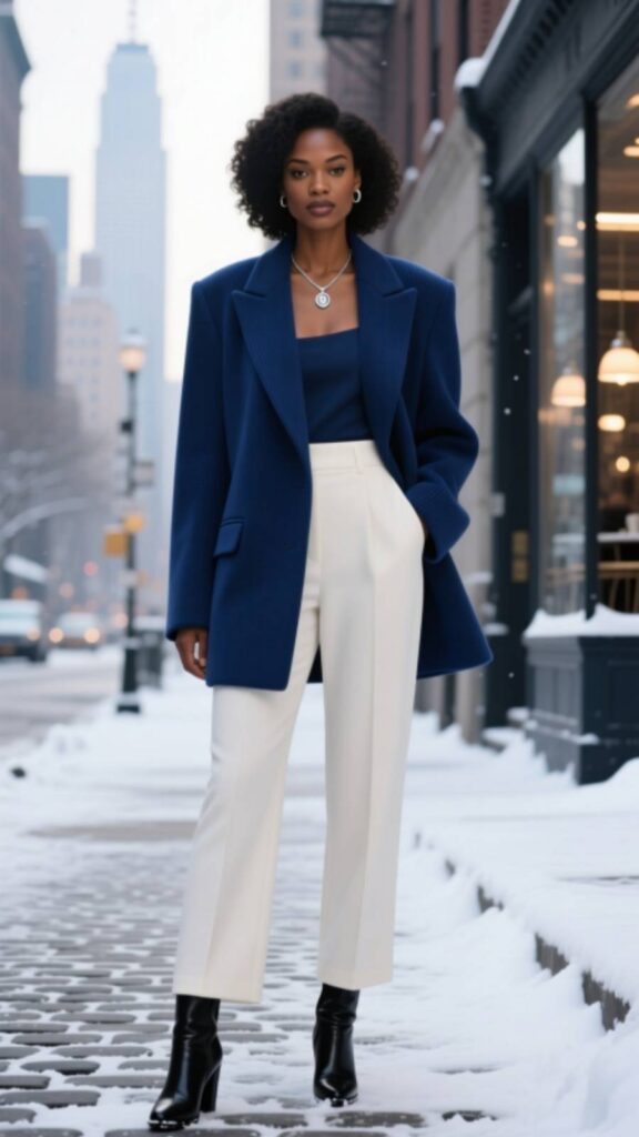  Oversized Blazer and Trousers