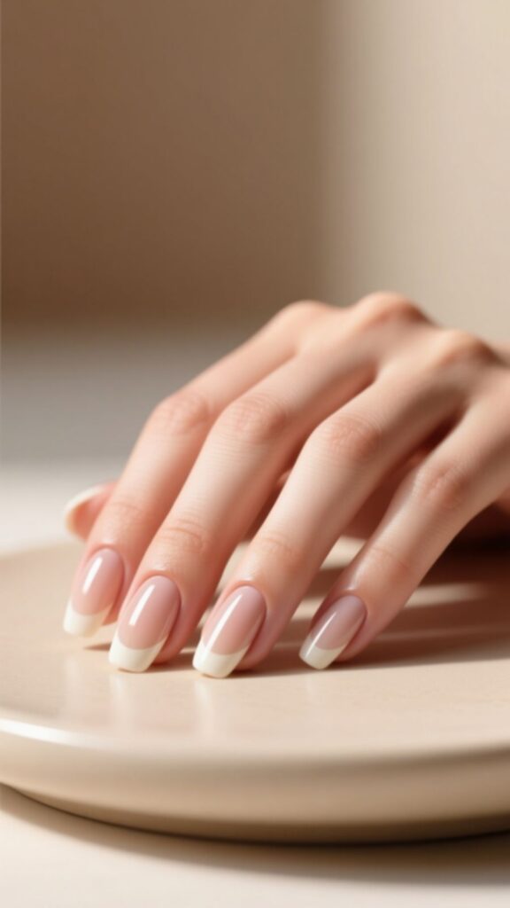 Nude French Tips