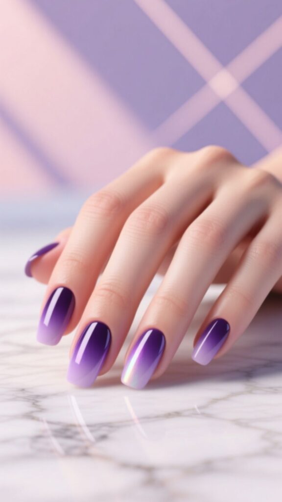 Purple to Lavender Fade