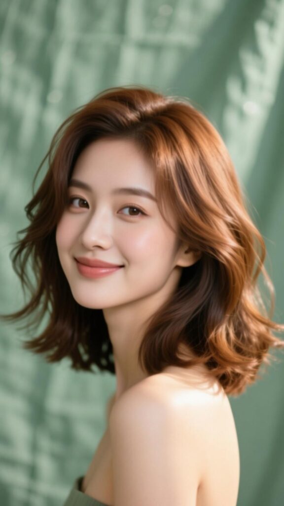 Shoulder-Length Messy Cut