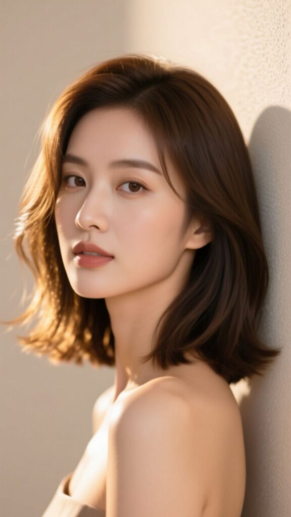 Shoulder-Length Inverted Bob