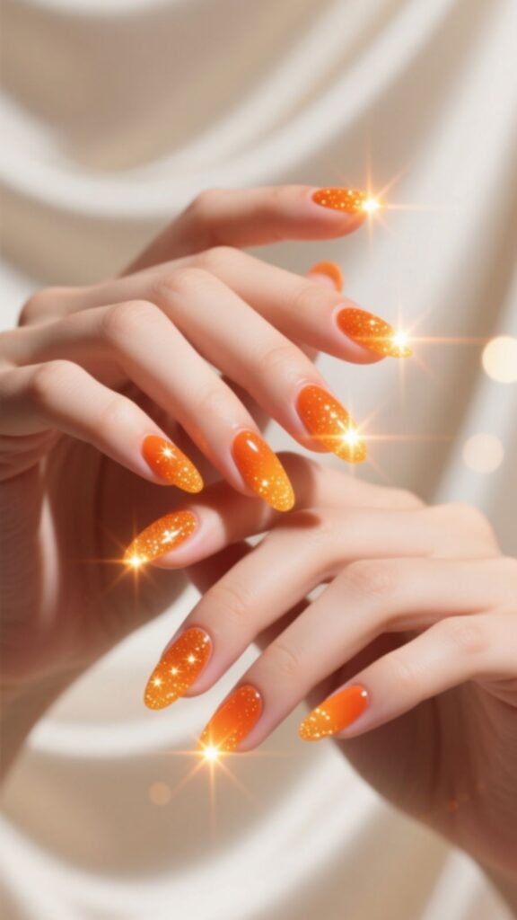 Sparkling Orange Aura