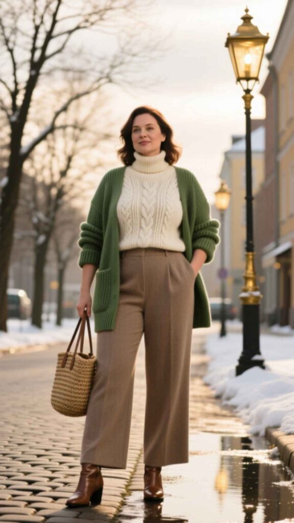 Layered Knitwear Combo