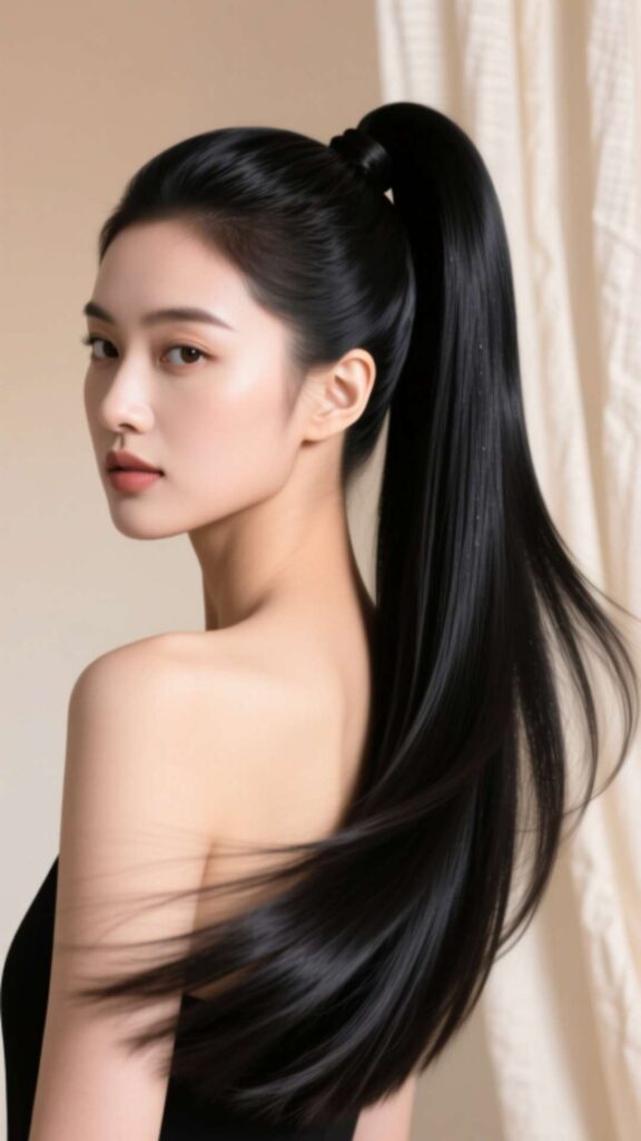  Ponytail with Extensions