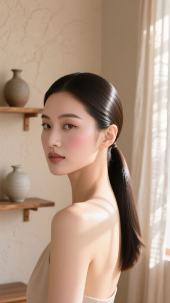 Low Sleek Ponytail