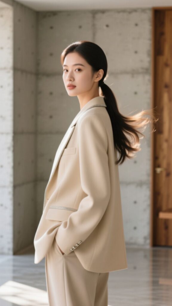 Flipped Ponytail