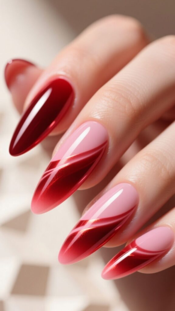 Red and Pink Aura Blend