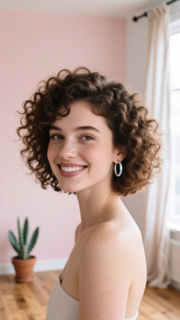 Curly Crop Cut
