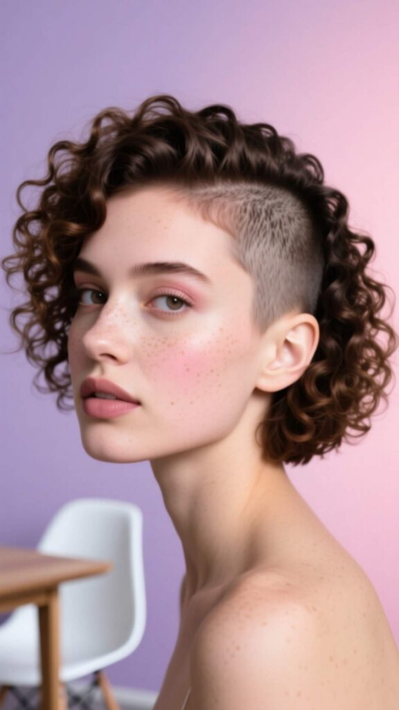 Curly Undercut