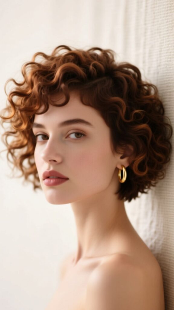 Curly Pixie Cut