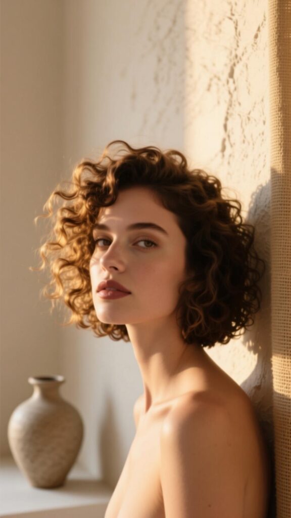 Tousled Short Curls