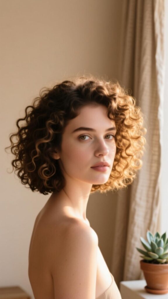 Natural Curly Bob