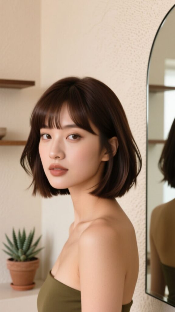 Pixie Bob with Bangs