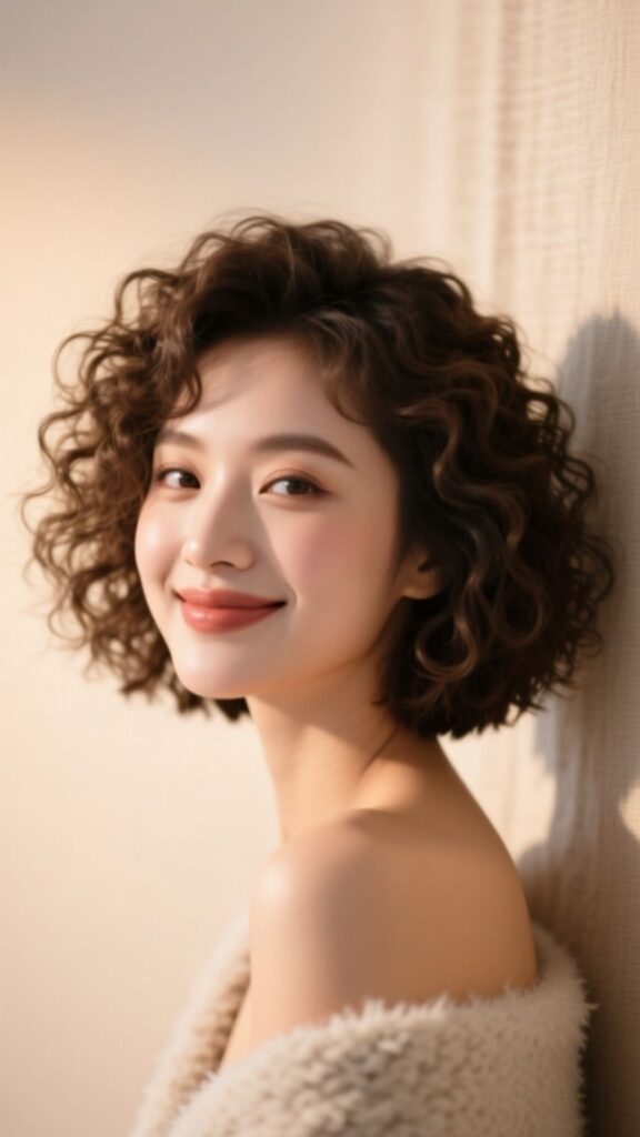 Short Curly Bob