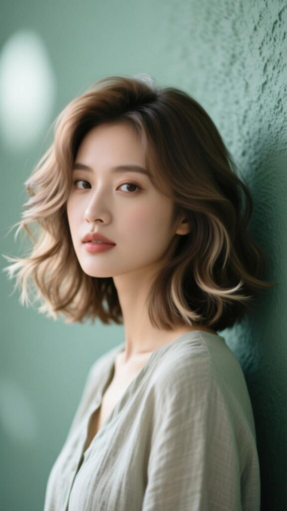 Shoulder-Length Shag Cut