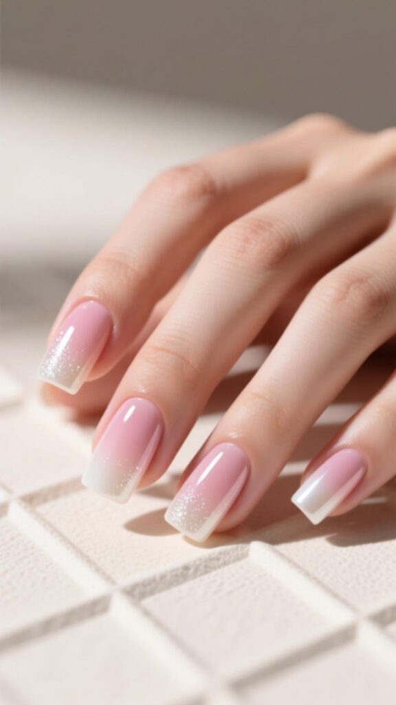 Short Square Acrylic Nails