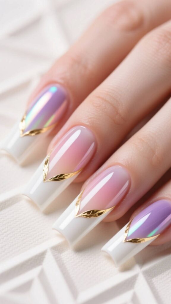 Long Square Acrylic Nails