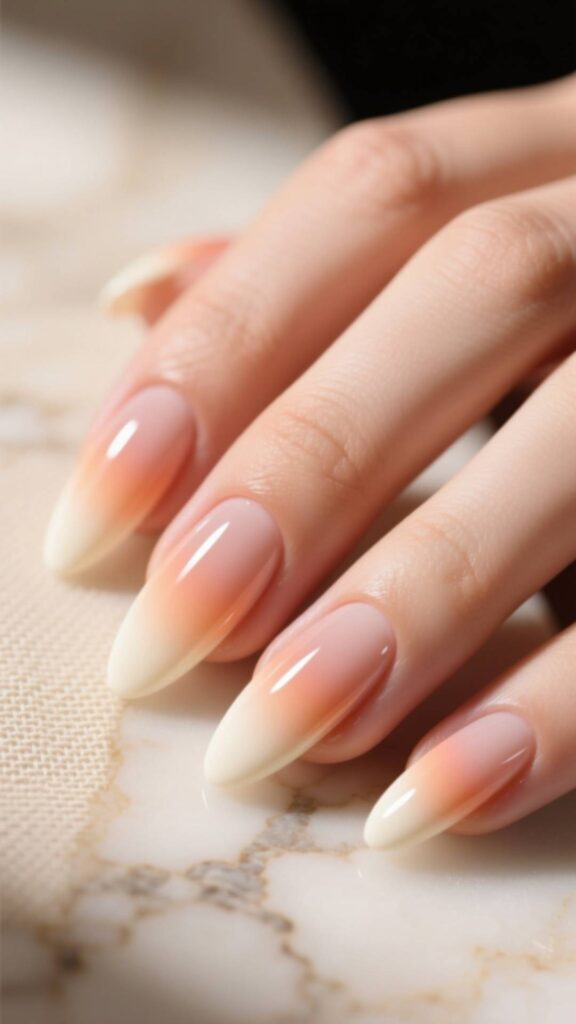 Nude Ombre Nails