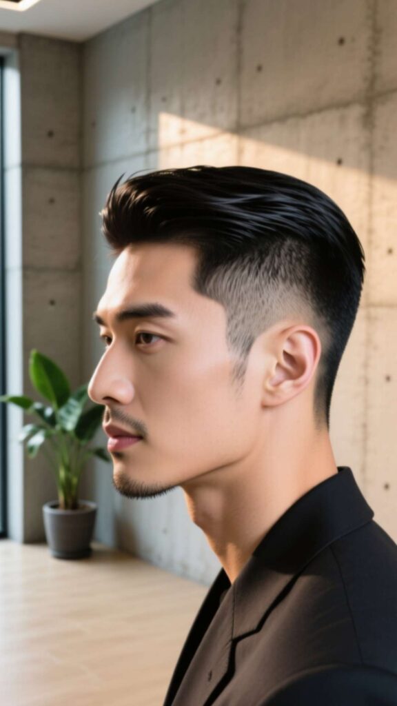 Slick Back Taper Fade