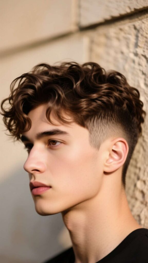 Taper Fade for Wavy Hair
