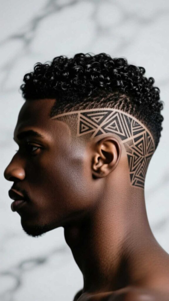 Taper Fade with Design