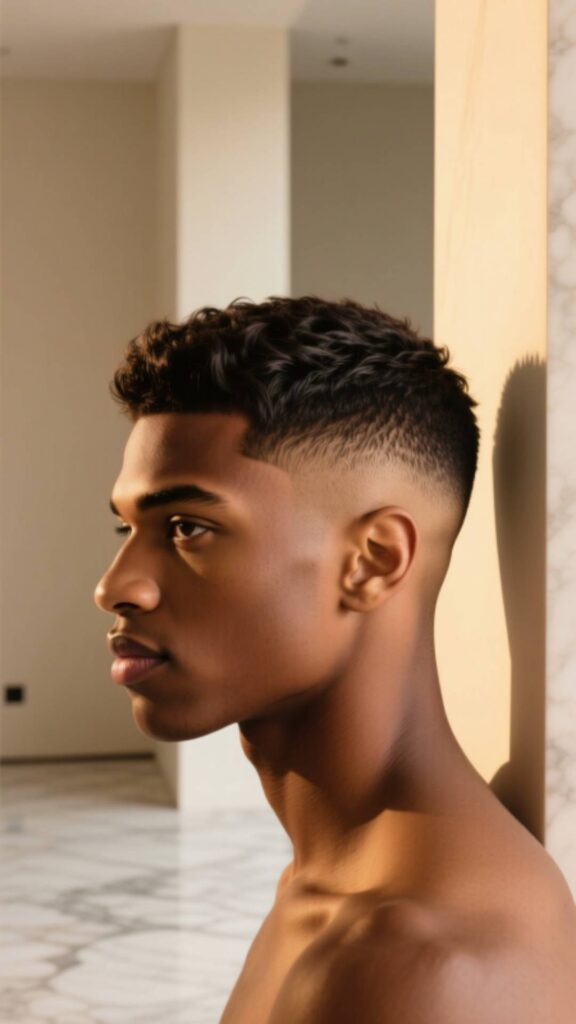 Taper Fade Caesar Cut