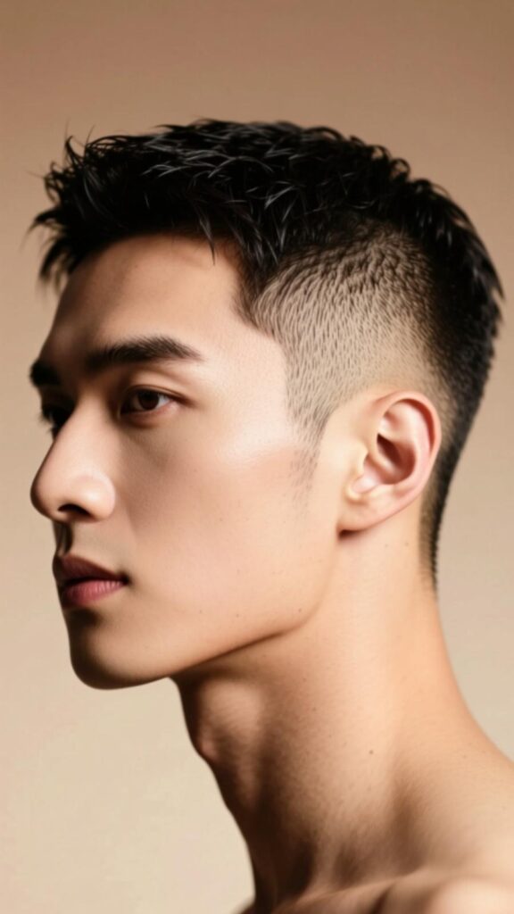 Taper Fade with Line Up