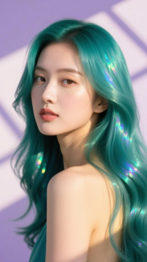 Classic Teal Hair