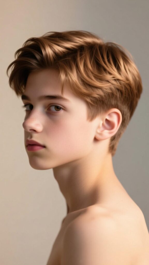 Brushed-Up Hairstyle