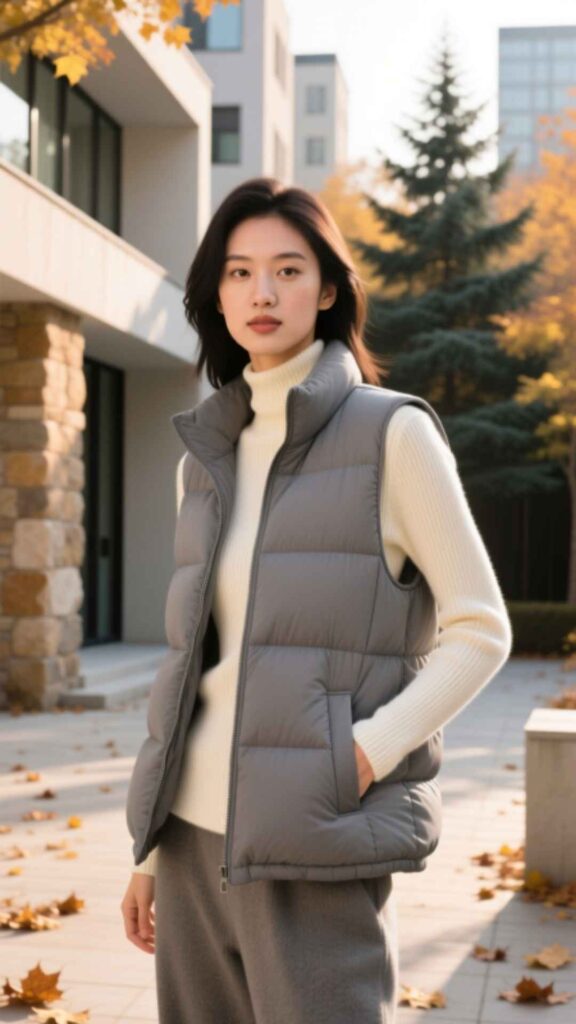 Padded Vest and Thermal Top