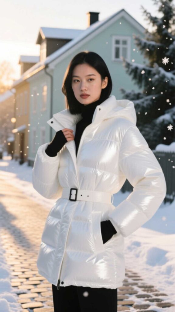 Belted Puffer Jacket