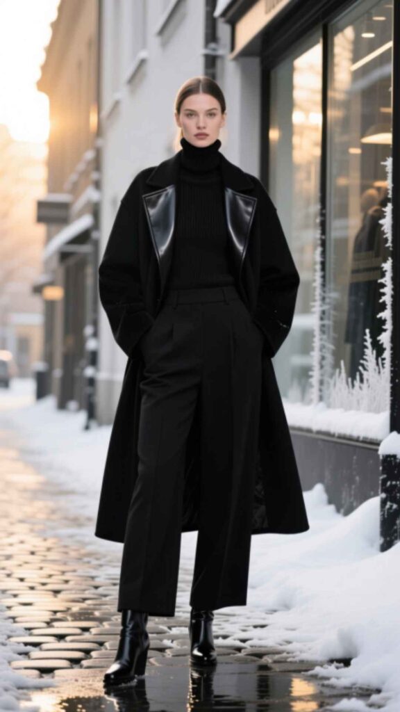 All-Black Winter Outfit