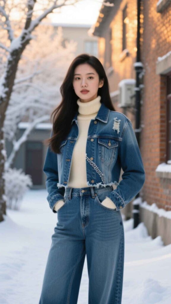  Denim on Denim Layering