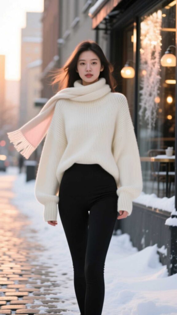  Oversized Sweater and Leggings