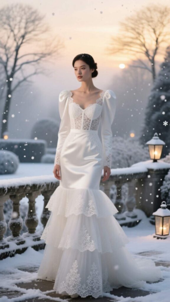 White Long Sleeve Dress