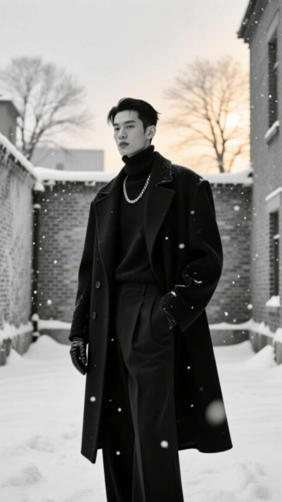 Monochrome Winter Look