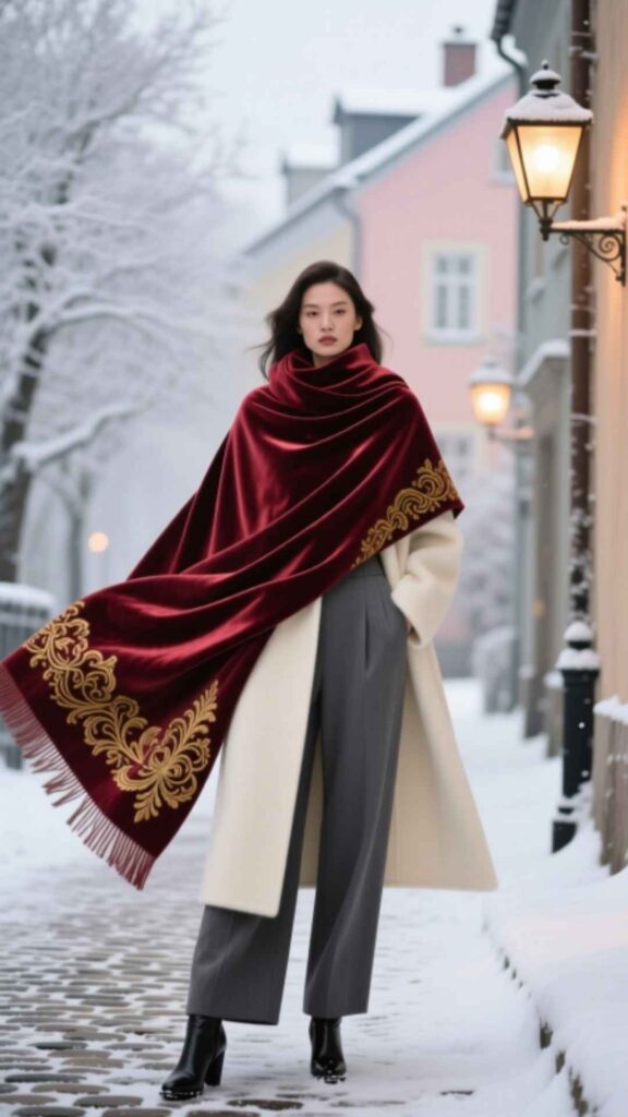 Oversized Scarf Statement