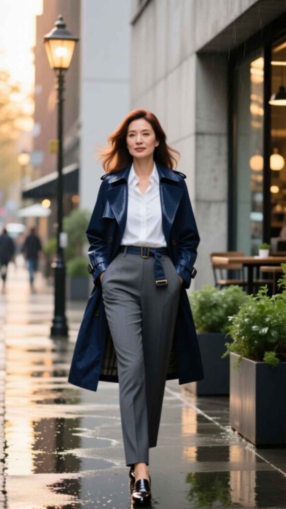 Trench Coat Layering