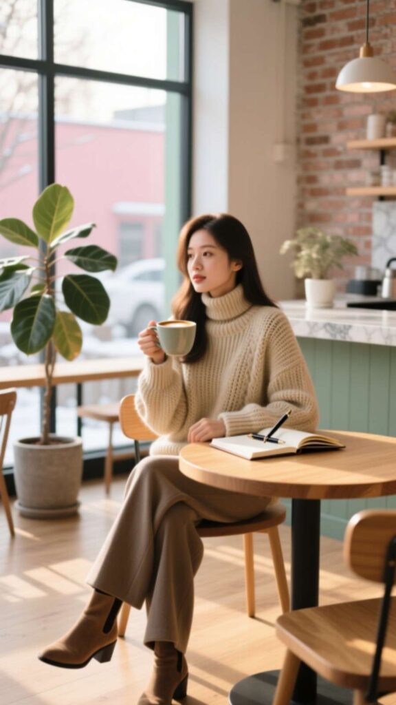 Casual Coffee Shop Look